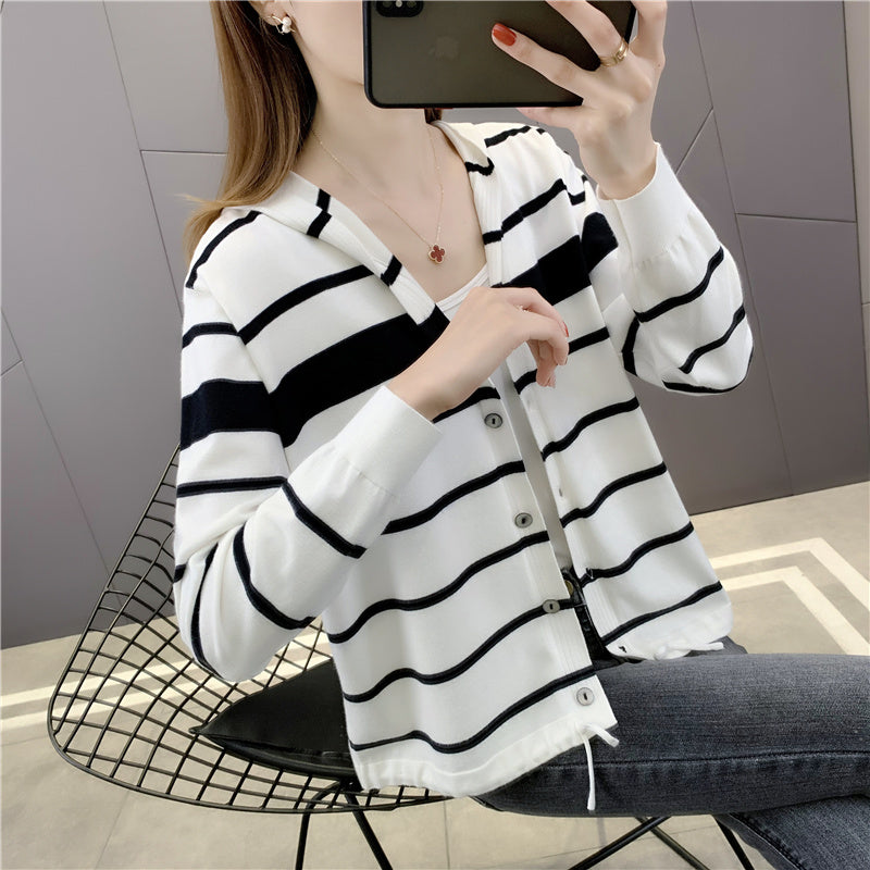 Striped Hoodie