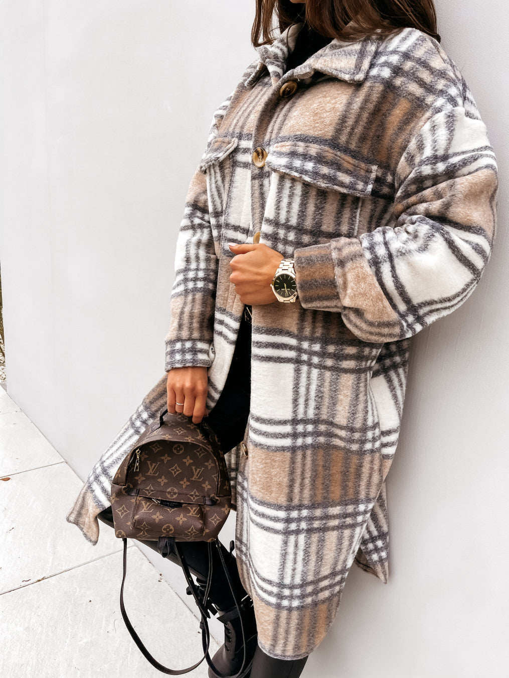Signature Plaid Coat