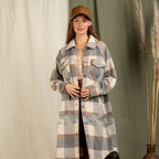 Plaid Coat Jacket