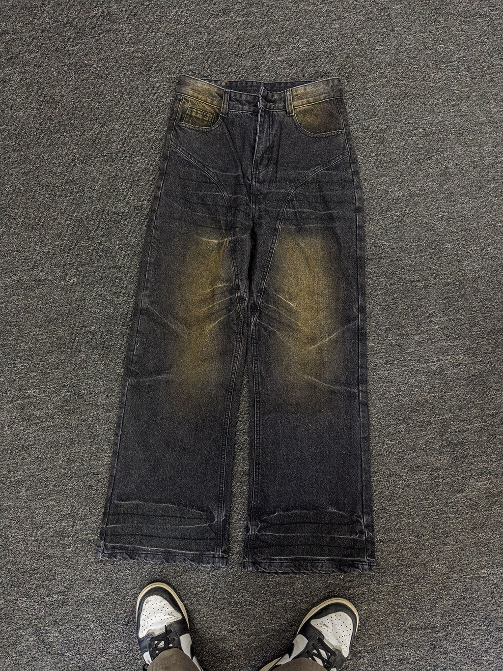 Textured Denim Black