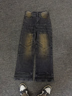 Textured Denim Black