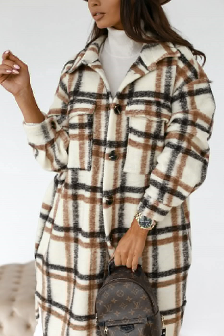 Signature Plaid Coat