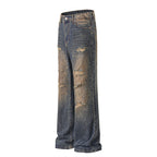 Stained Bootcut Denim