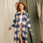 Plaid Coat Jacket