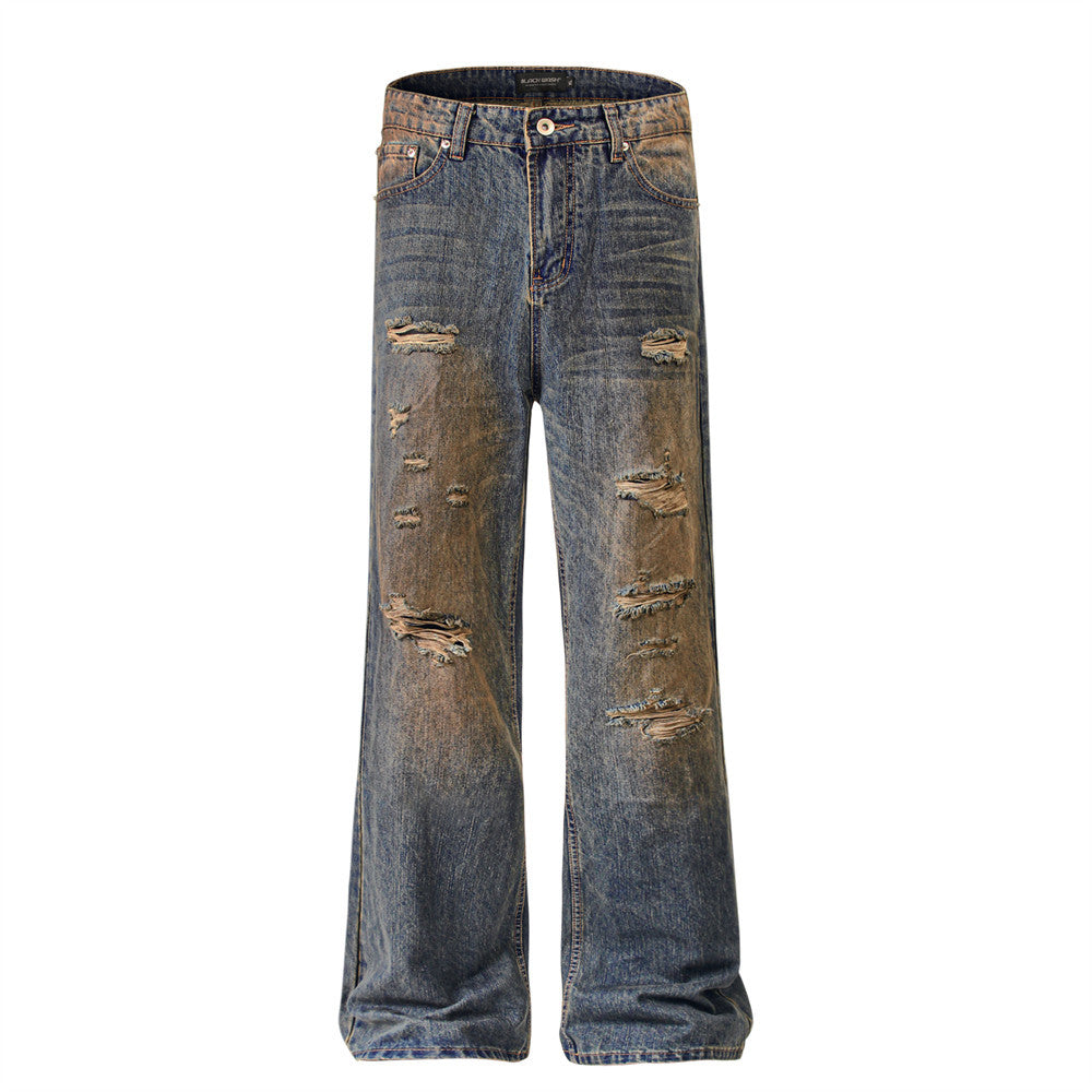 Stained Bootcut Denim