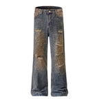 Stained Bootcut Denim