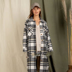 Plaid Coat Jacket