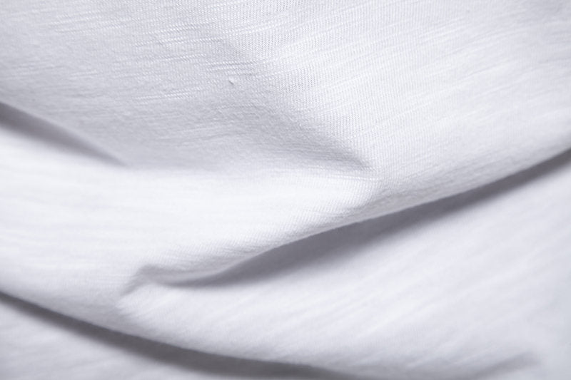 Slub Cotton V-Neck