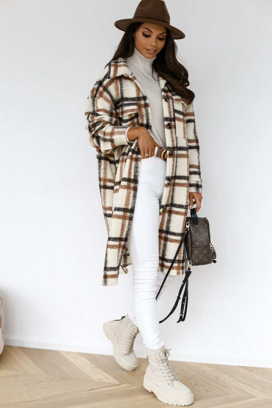 Signature Plaid Coat