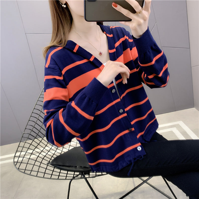 Striped Hoodie