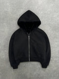 Print Reversible Hoodie
