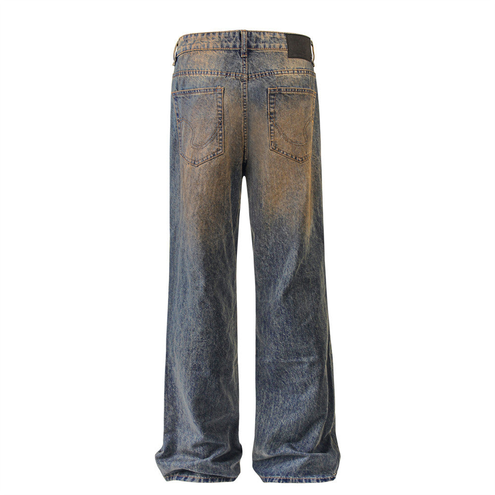 Stained Bootcut Denim