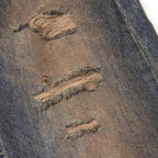 Stained Bootcut Denim