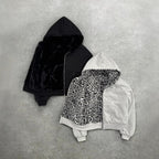 Print Reversible Hoodie