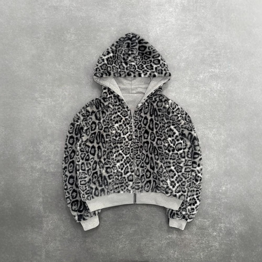 Print Reversible Hoodie