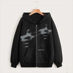 Dual Depiction Zip-up